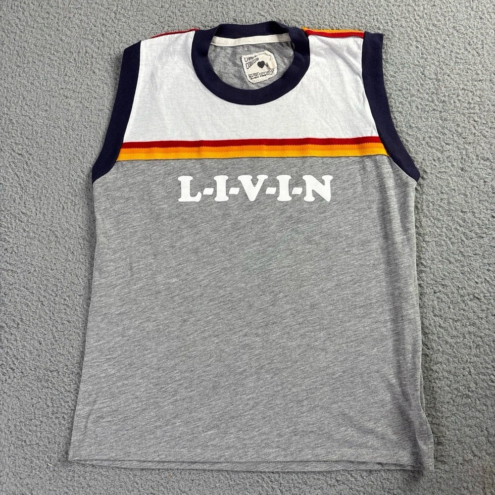 Austin City Limits Festival Camp Collection L-I-V-I-N Tank Top ACL 2017 Womens M
